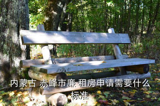 内蒙古 赤峰市廉 租房申请需要什么标准
