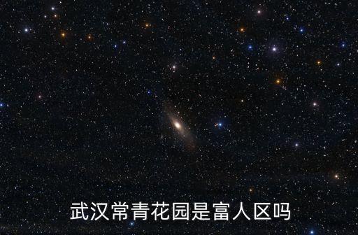  武汉常青花园是富人区吗