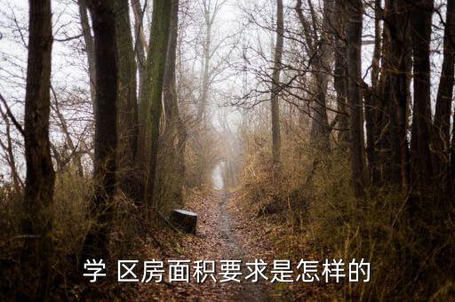 学 区房面积要求是怎样的