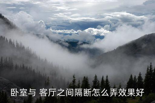 卧室与 客厅之间隔断怎么弄效果好