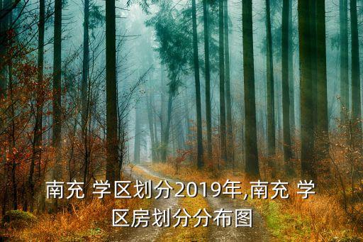 南充 学区划分2019年,南充 学区房划分分布图