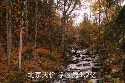 北京天价 学区房1.2亿