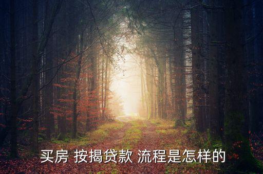 买房按揭流程,天津买房按揭流程
