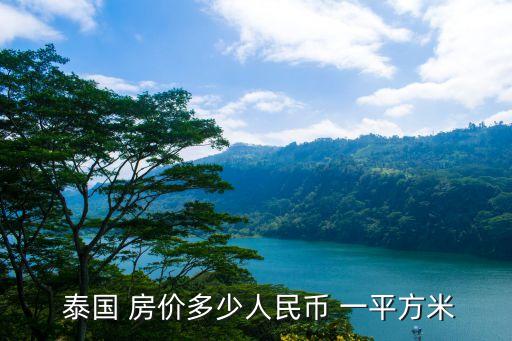  泰国 房价多少人民币 一平方米