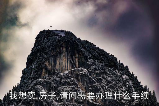 我想卖 房子,请问需要办理什么手续