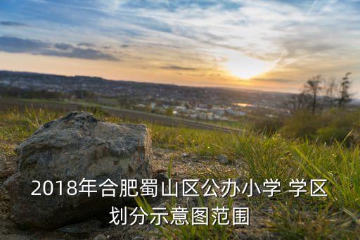 2018年合肥蜀山区公办小学 学区划分示意图范围