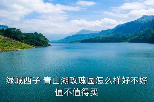 绿城西子 青山湖玫瑰园怎么样好不好值不值得买