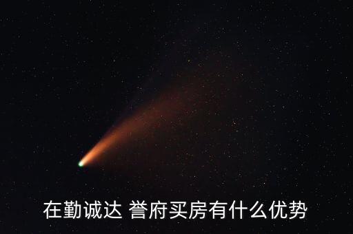 在勤诚达 誉府买房有什么优势