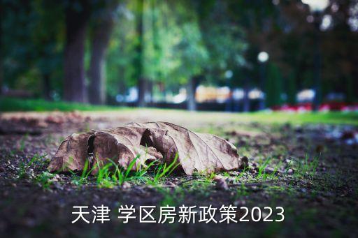 天津 学区房新政策2023