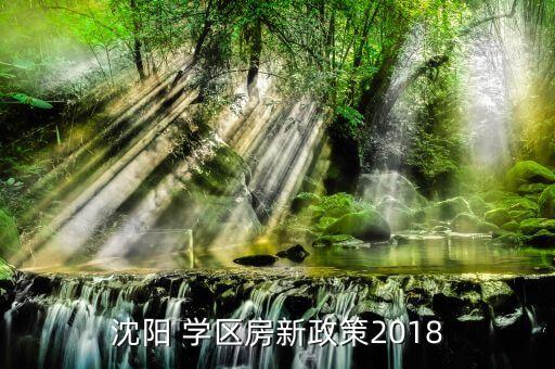 沈阳 学区房新政策2018