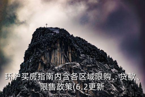 环沪买房指南内含各区域限购、贷款、限售政策(6.2更新