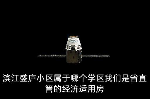 滨江盛庐小区属于哪个学区我们是省直管的经济适用房