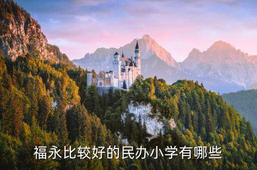 福永比较好的民办小学有哪些