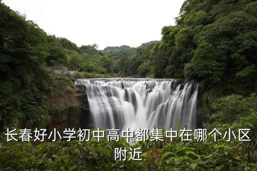 长春好小学初中高中都集中在哪个小区附近