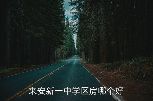 来安新一中学区房哪个好