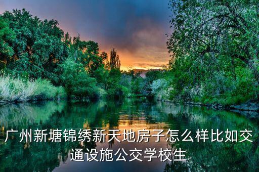 广州新塘锦绣新天地房子怎么样比如交通设施公交学校生