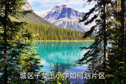 城区子女上小学如何划片区