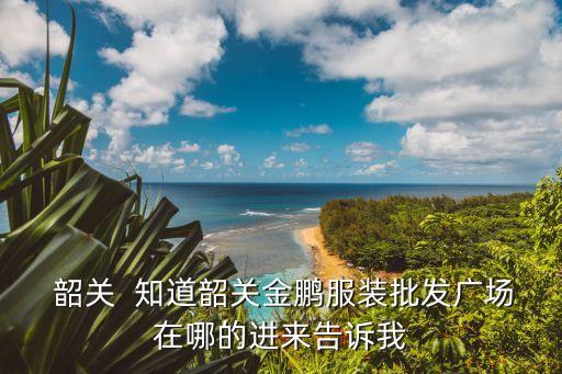  韶关  知道韶关金鹏服装批发广场在哪的进来告诉我