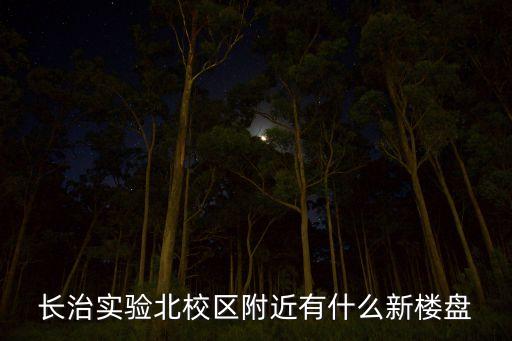 长治实验北校区附近有什么新楼盘