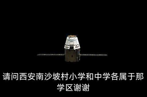 请问西安南沙坡村小学和中学各属于那学区谢谢