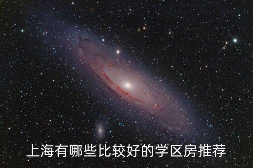 上海有哪些比较好的学区房推荐
