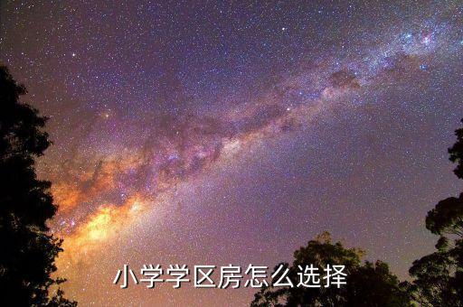 小学学区房怎么选择