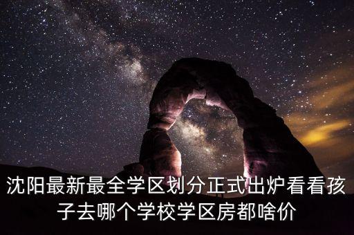 沈阳正义小区归哪个学区房，沈阳小学初中学区房都有哪些小区最好能给出指导售房价格
