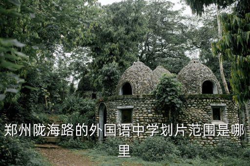 郑州陇海路的外国语中学划片范围是哪里