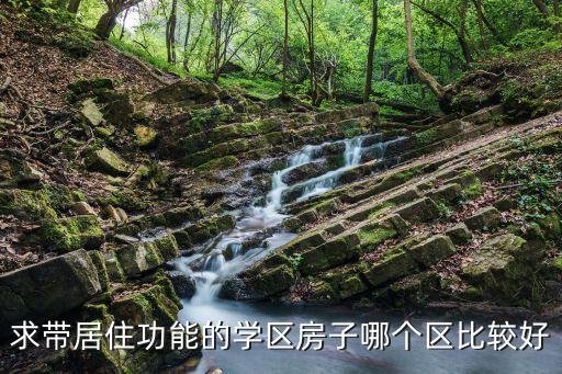 求带居住功能的学区房子哪个区比较好