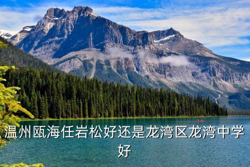 温州瓯海任岩松好还是龙湾区龙湾中学好
