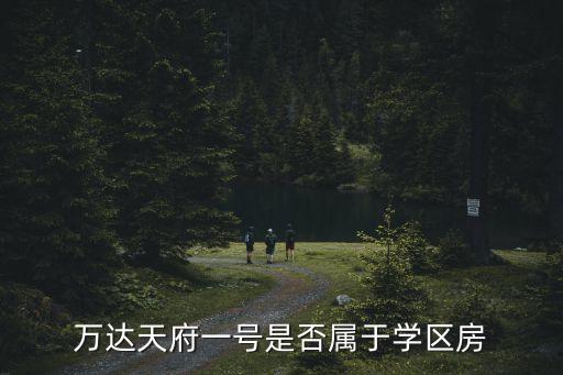 万达天府一号是否属于学区房