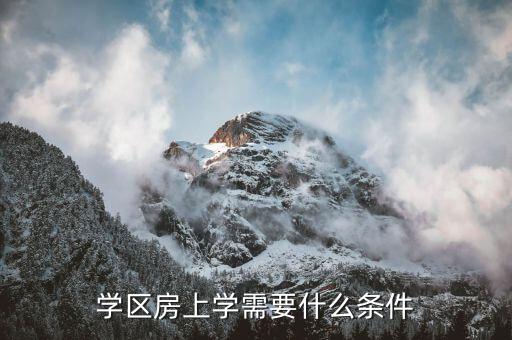学区房有哪些限制要求，学区房对面积有要求吗