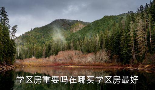 学区房重要吗在哪买学区房最好