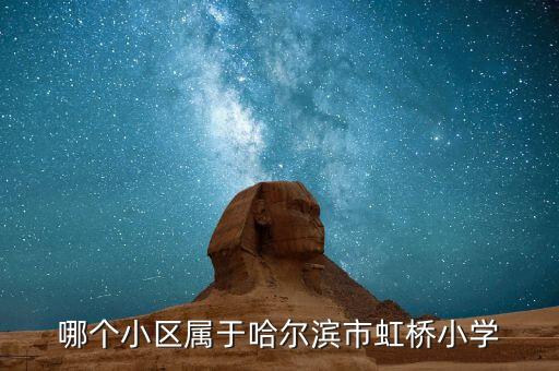 哪个小区属于哈尔滨市虹桥小学