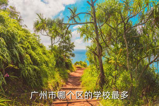 广州市哪个区的学校最多