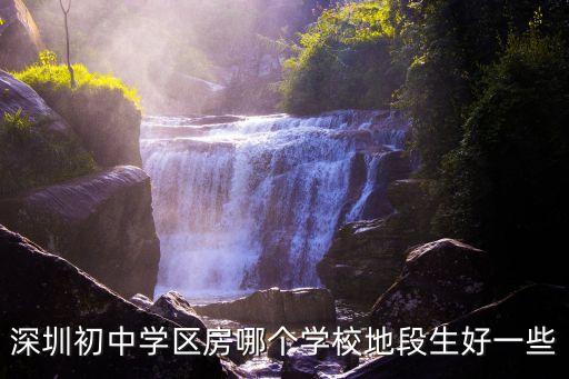 深圳初中学区房哪个学校地段生好一些