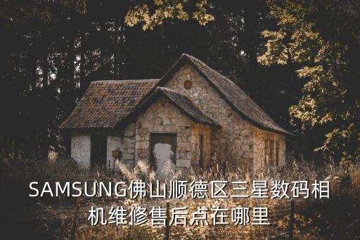 SAMSUNG佛山顺德区三星数码相机维修售后点在哪里