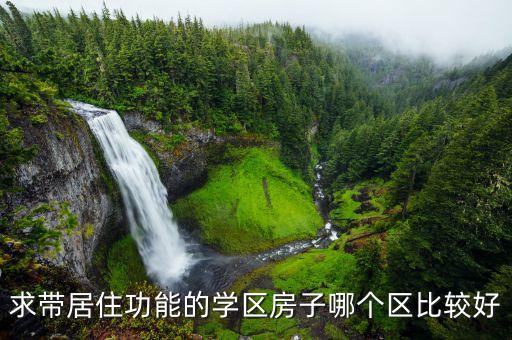 求带居住功能的学区房子哪个区比较好