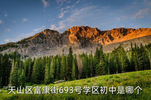 天山区富康街693号学区初中是哪个