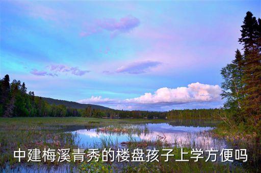 中建梅溪青秀的楼盘孩子上学方便吗