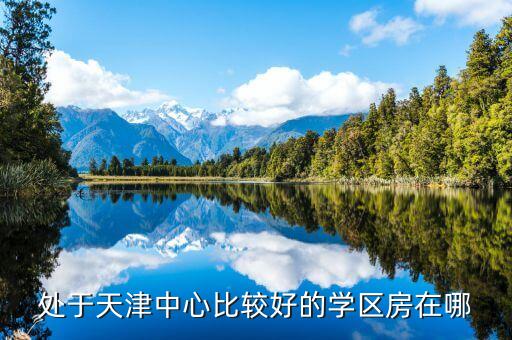 处于天津中心比较好的学区房在哪