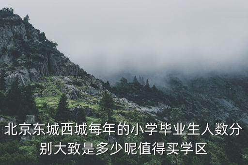 东城西城哪个学区房好，北京东城西城每年的小学毕业生人数分别大致是多少呢值得买学区