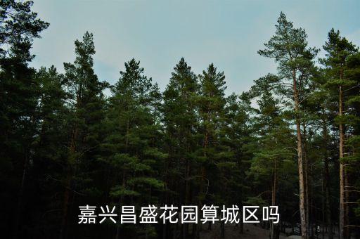 嘉兴昌盛花园算城区吗