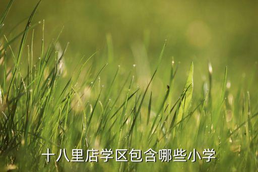 十八里店学区包含哪些小学