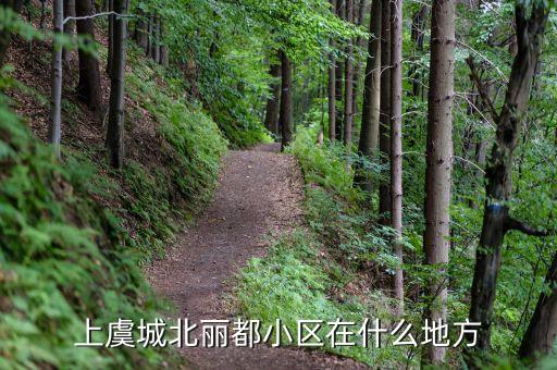 上虞城北丽都小区在什么地方