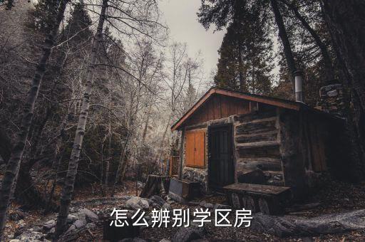 怎么辨别学区房