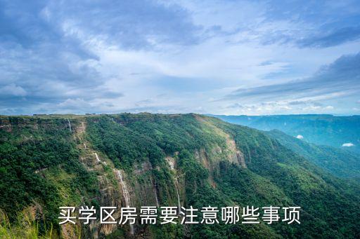 买学区房需要注意哪些事项