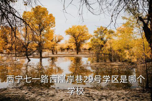 西宁最近哪个学区房最好，青海省西宁市朝阳西路22号金宅小区的孩子该去哪里上学