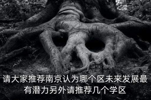 南京买哪个区学区房好，准备在南京购房上户口为了孩子不知道在哪购买合适的学区房