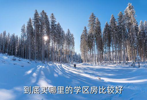到底买哪里的学区房比较好